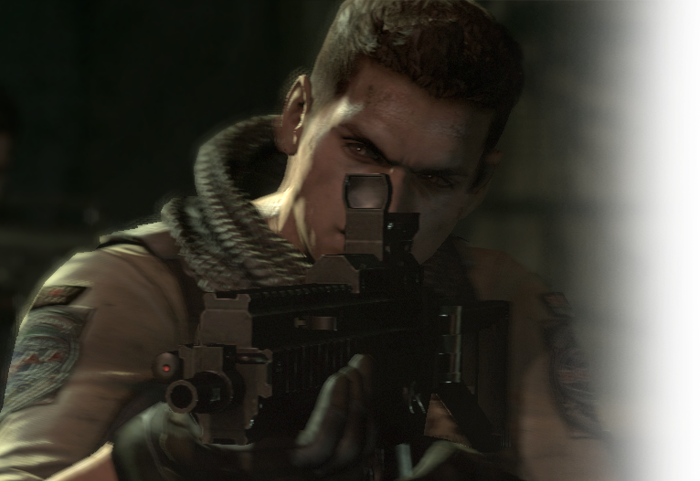 Resident Evil 6 Piers Gun (700x481), Png Download