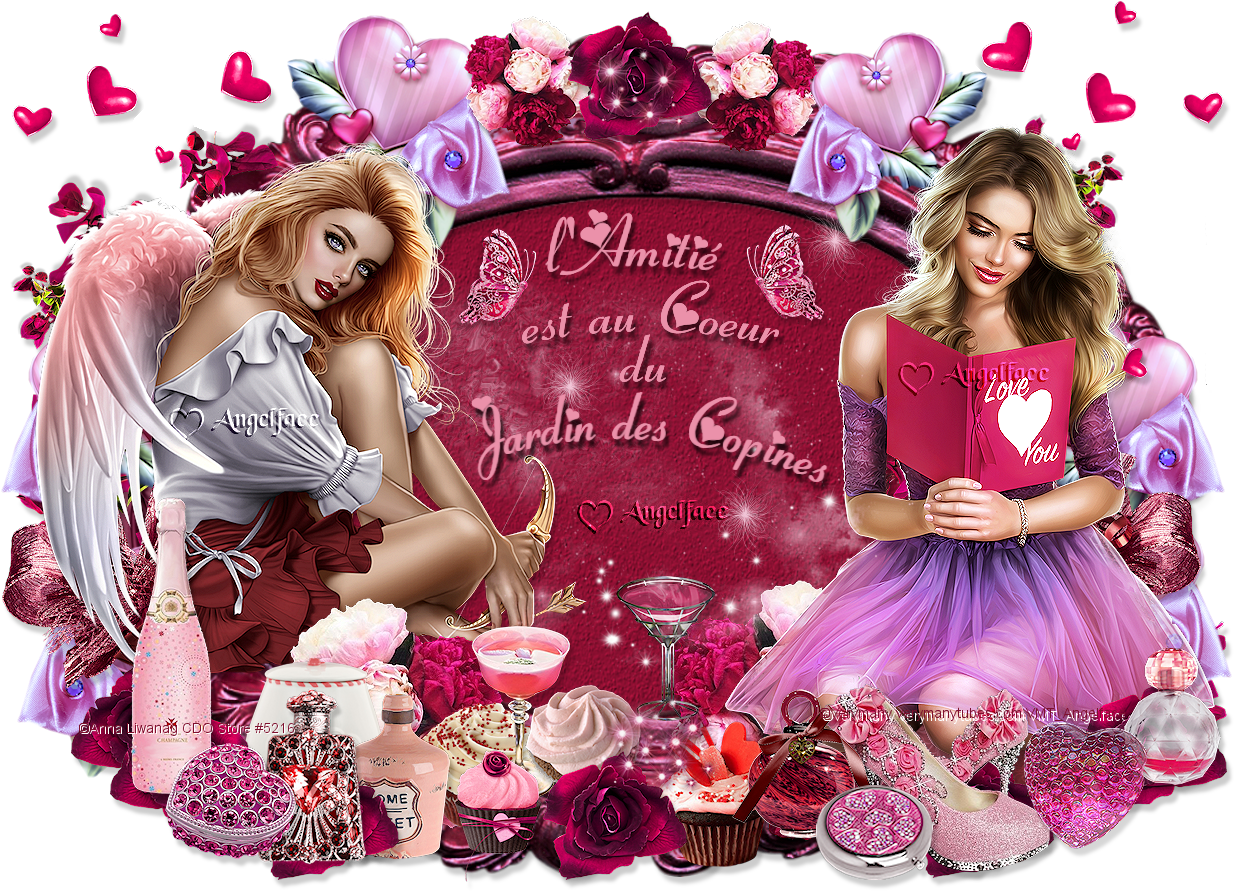 Le Jardin Des Copines - Rose (1250x900), Png Download