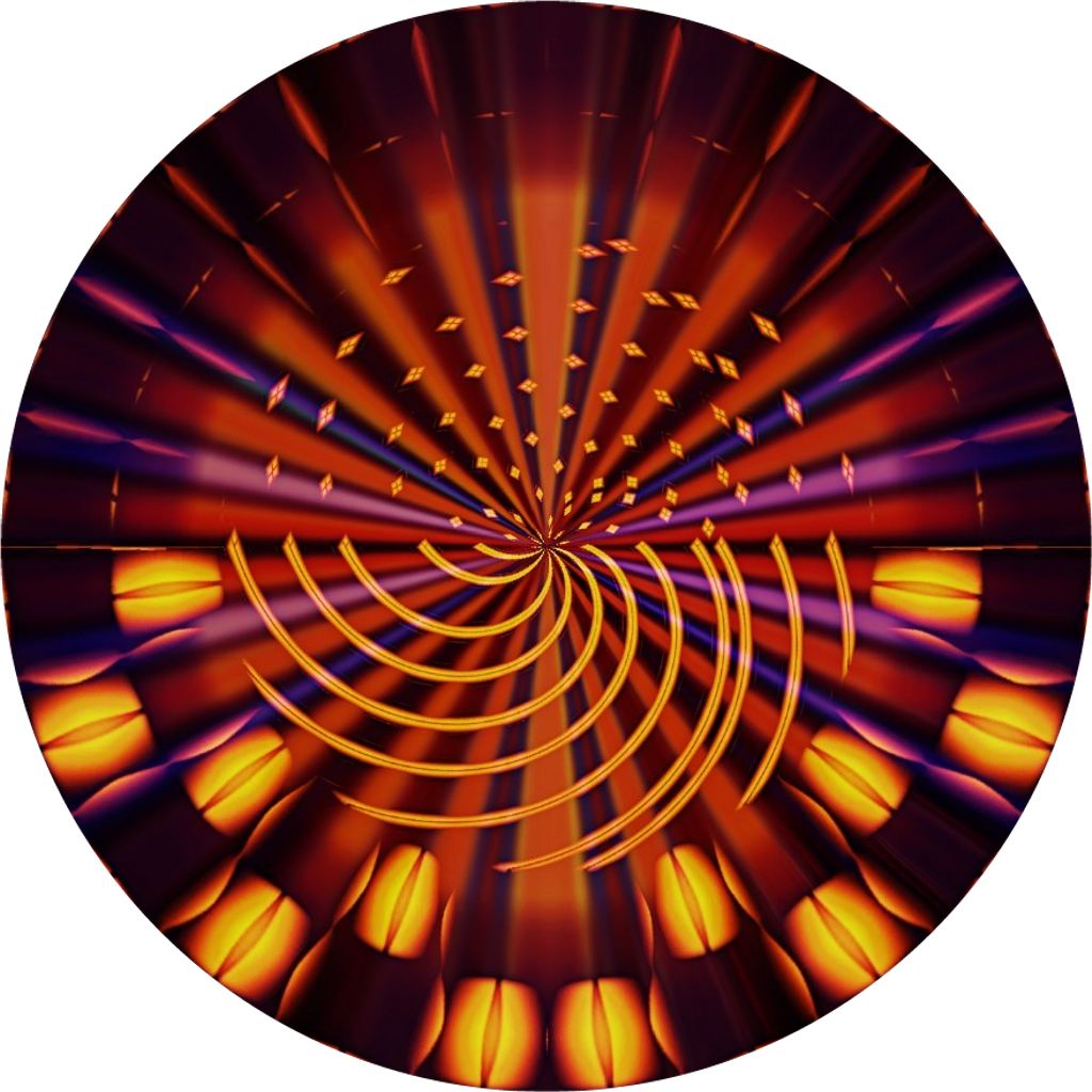 On Point Circle Swirling Abstract - Circle (1024x1024), Png Download