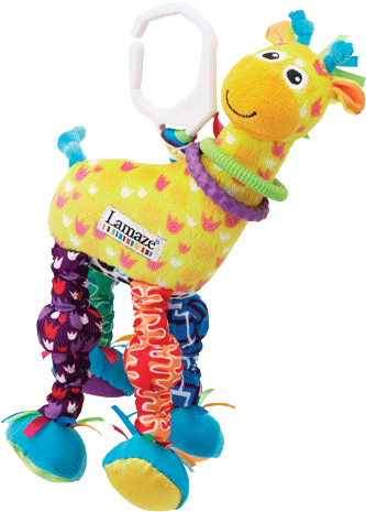 Stretch The Giraffe - Lamaze Toys (730x991), Png Download