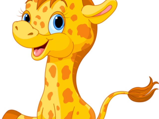 Giraffe Clipart Baby Animal - Giraffe Clipart (640x480), Png Download