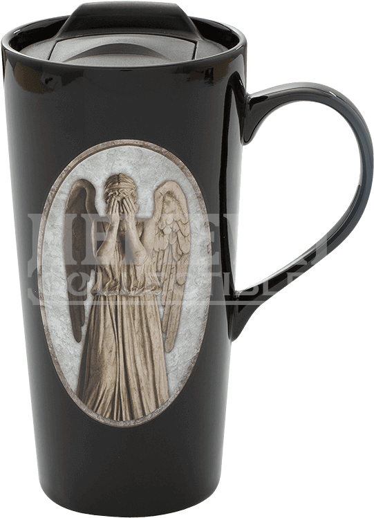 Doctor Who Weeping Angel Heat Reactive Travel Mug - Doctor Who Weeping Angel Heat Reactive Ceramic Travel (758x758), Png Download