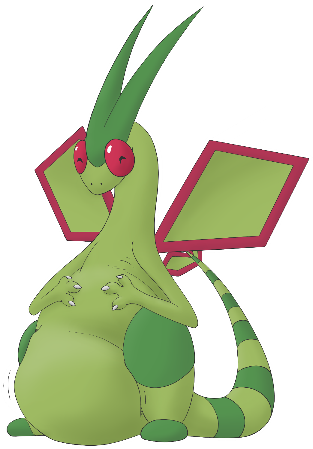 Just A Full Flygon - Cartoon (1500x2000), Png Download