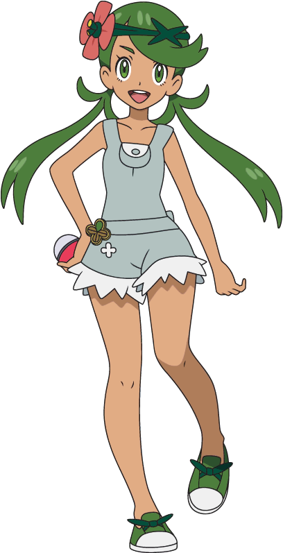 Pokemon Sun And Moon Cast (408x797), Png Download