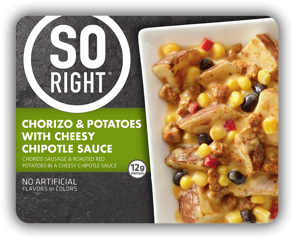 Chorizo & Potatoes With Cheesy Chipotle Sauce - Chicken As Food (1024x833), Png Download