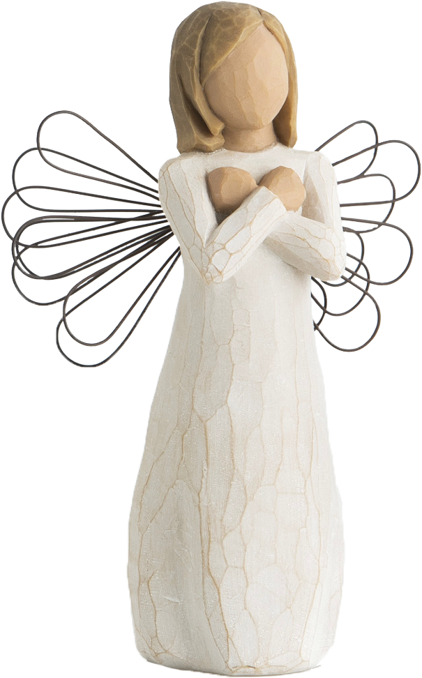 Sign For Love Angel Figurine - Willow Tree Figurine Angel (1000x1000), Png Download
