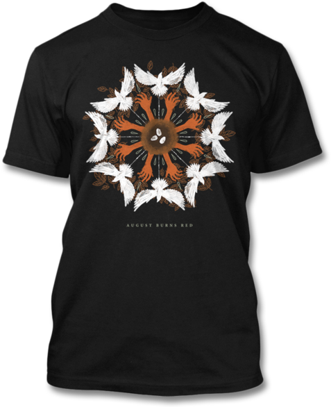 Dove Circle T-shirt - Active Shirt (600x600), Png Download