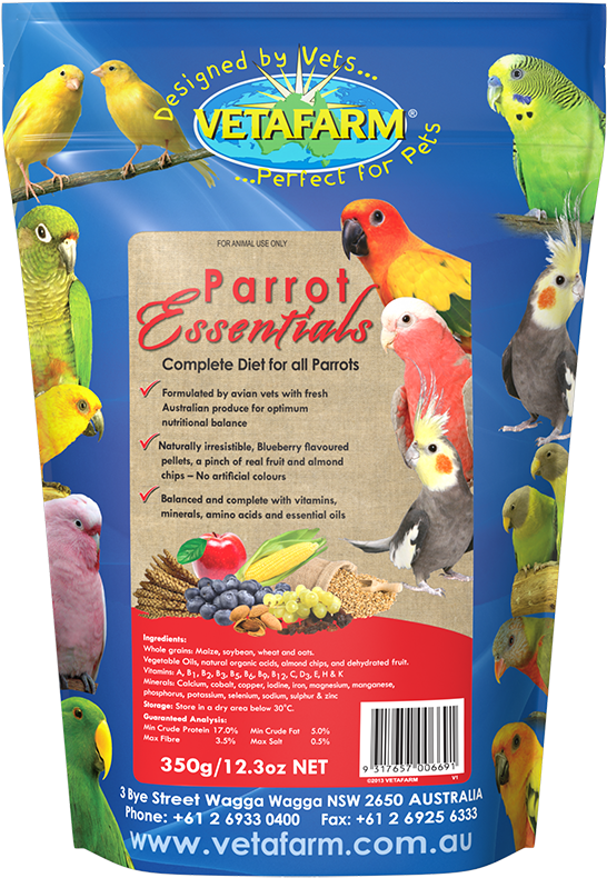 Parrot Essentials 350g Lowres (600x800), Png Download
