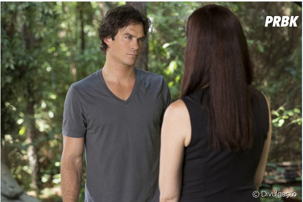 Damon Já Começa A 7ª Temporada Se Metendo Em Confusão - The Vampire Diaries (950x402), Png Download