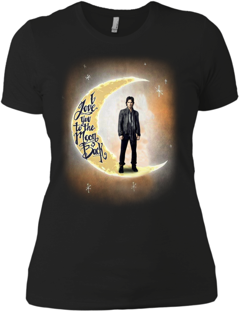 Ian Somerhalder Shirts I Love You To The Moon And Back - Batman Mom Shirt (1024x1024), Png Download
