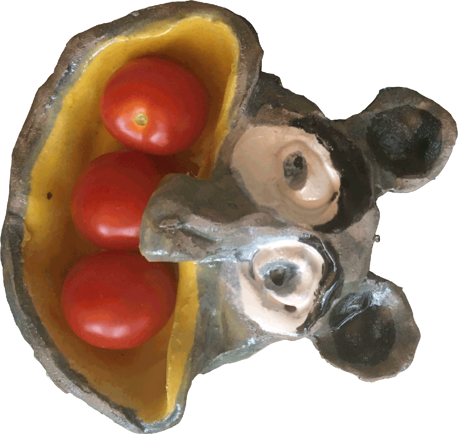 Happy Meal Is A Collection Of Handmade Ceramics - Dog Licks (1583x1502), Png Download