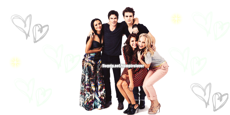 Vampire Diaries Cast Comic Con (800x430), Png Download