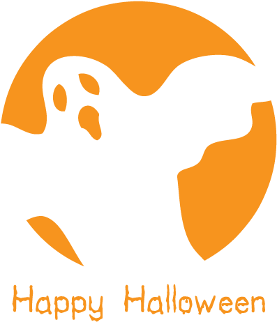 Happy Halloween Scary Ghost Goblin Ghoul Horror Spooky - Illustration (618x623), Png Download