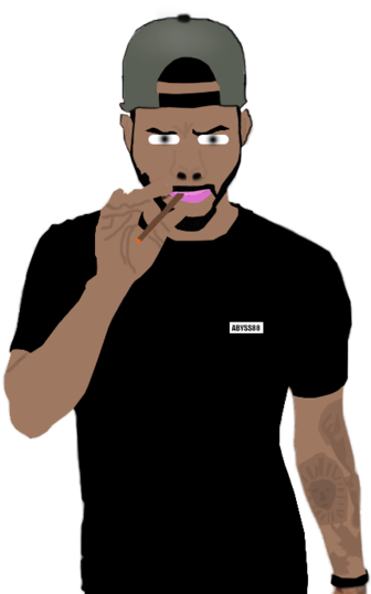 Bryson Tiller Animation 1 Orig (1000x563), Png Download