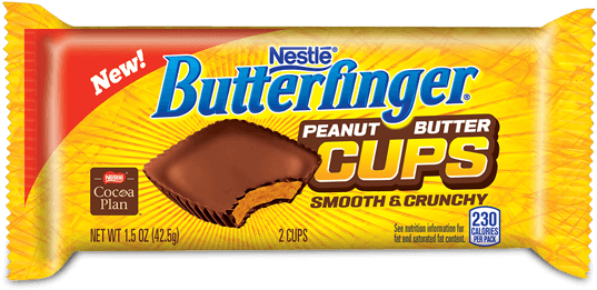 Butterfinger Peanut Butter Cups - Peanut Butter Chocolate Brands (700x500), Png Download