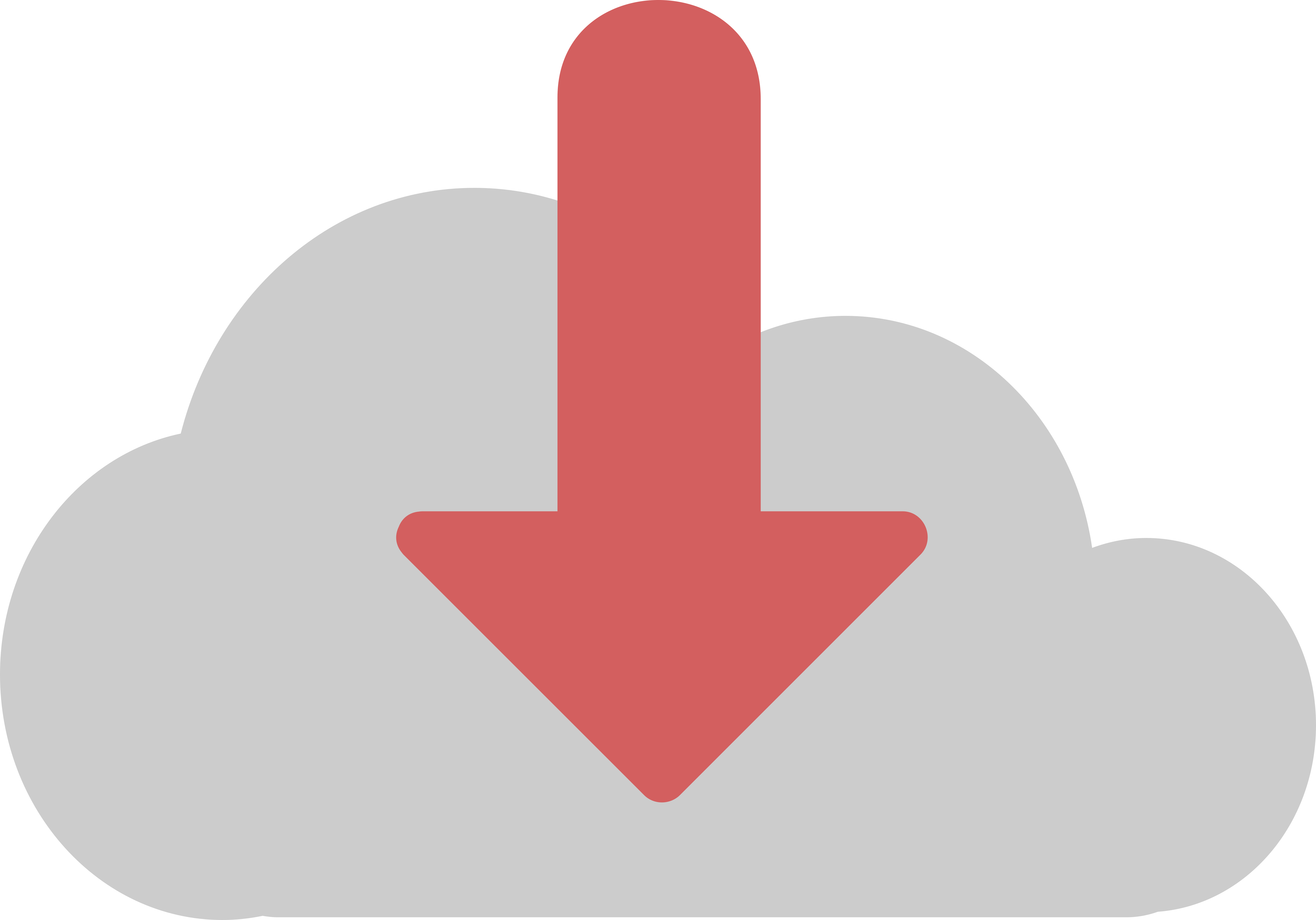 Cloud Download Pink Arrow Clipart - Sign (1024x716), Png Download