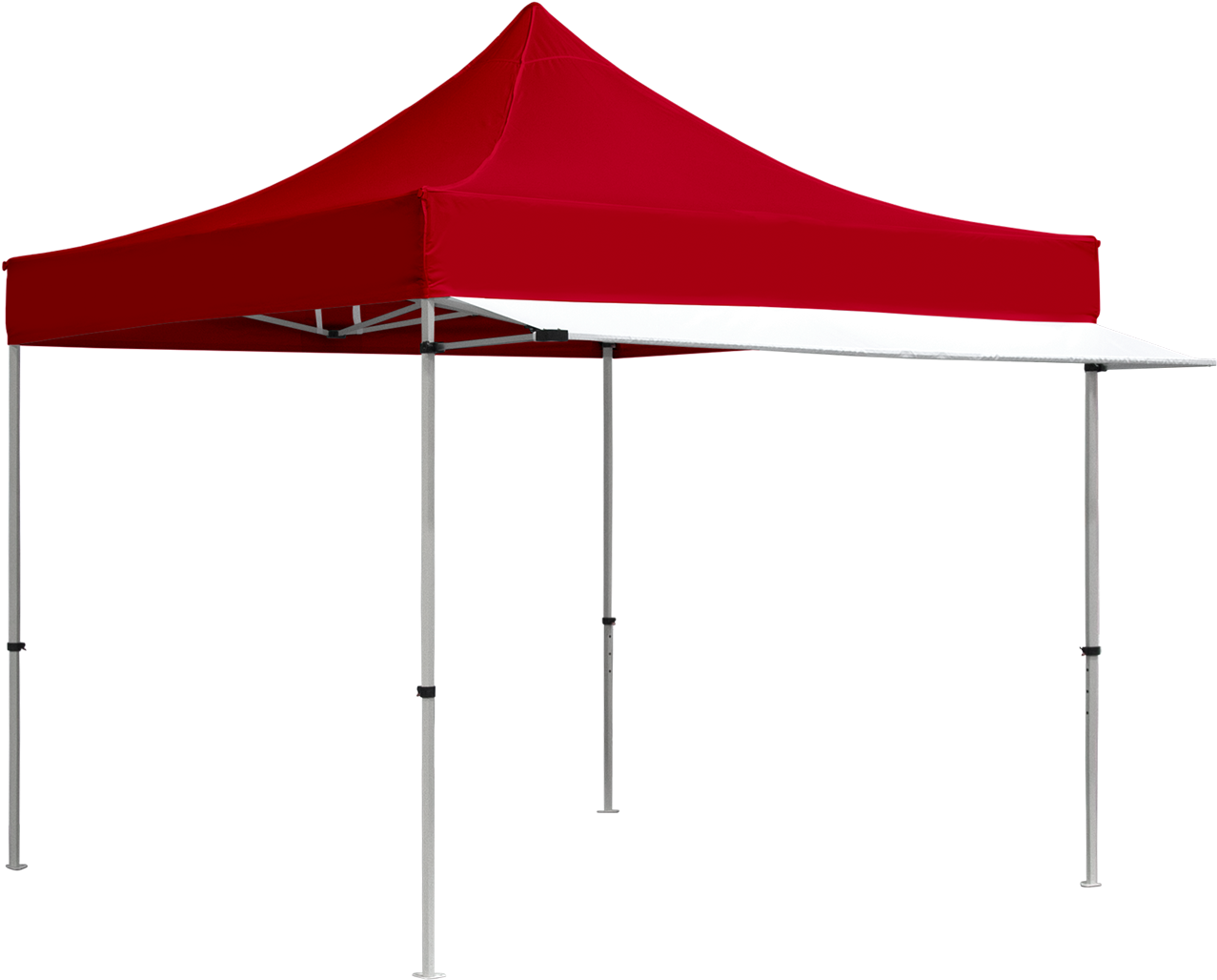 White Tent Awning - Tent Umbrella (1829x1600), Png Download