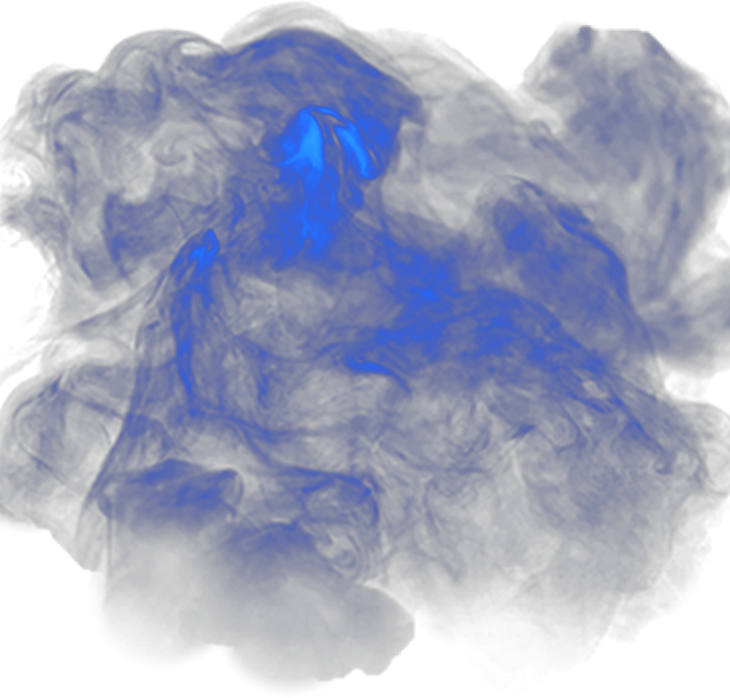 Bluesmoke Sticker - Painting (1024x979), Png Download
