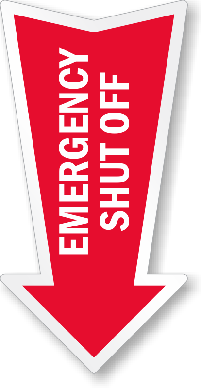 Arrow Safety Label (414x800), Png Download