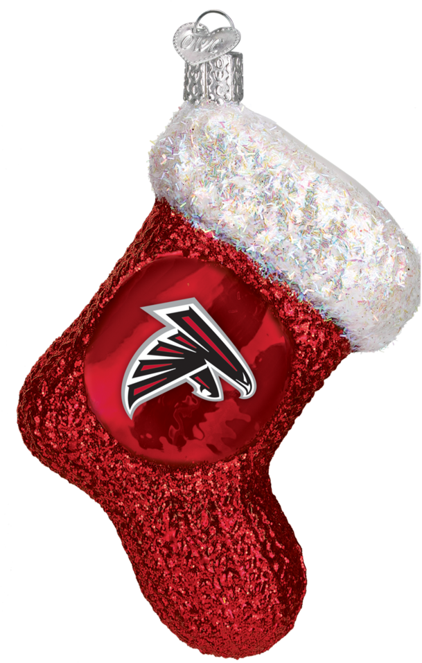Atlanta Falcons Stocking Ornament - Ole Miss Christmas (1024x1024), Png Download