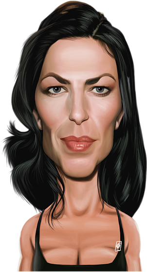 Click And Drag To Re-position The Image, If Desired - Claudia Black (452x700), Png Download