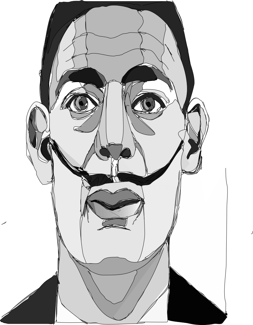 Art Gallery - Illustration (833x1069), Png Download