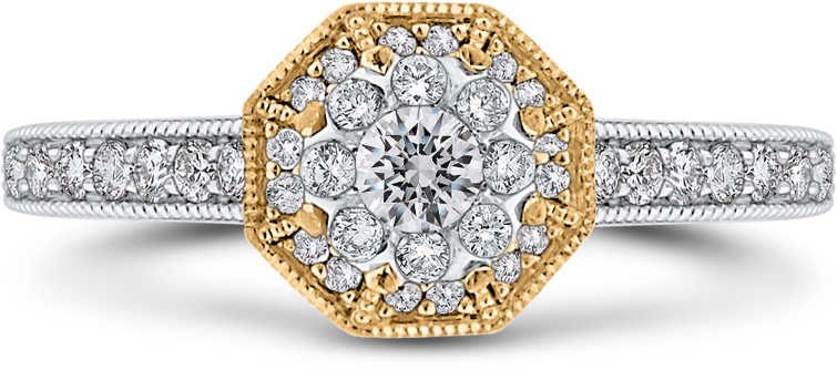 Es0890ect-42wy - Pre-engagement Ring (1000x1000), Png Download