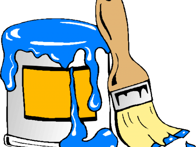 Splatter Clipart Graffiti - Paint Can Clip Art (640x480), Png Download