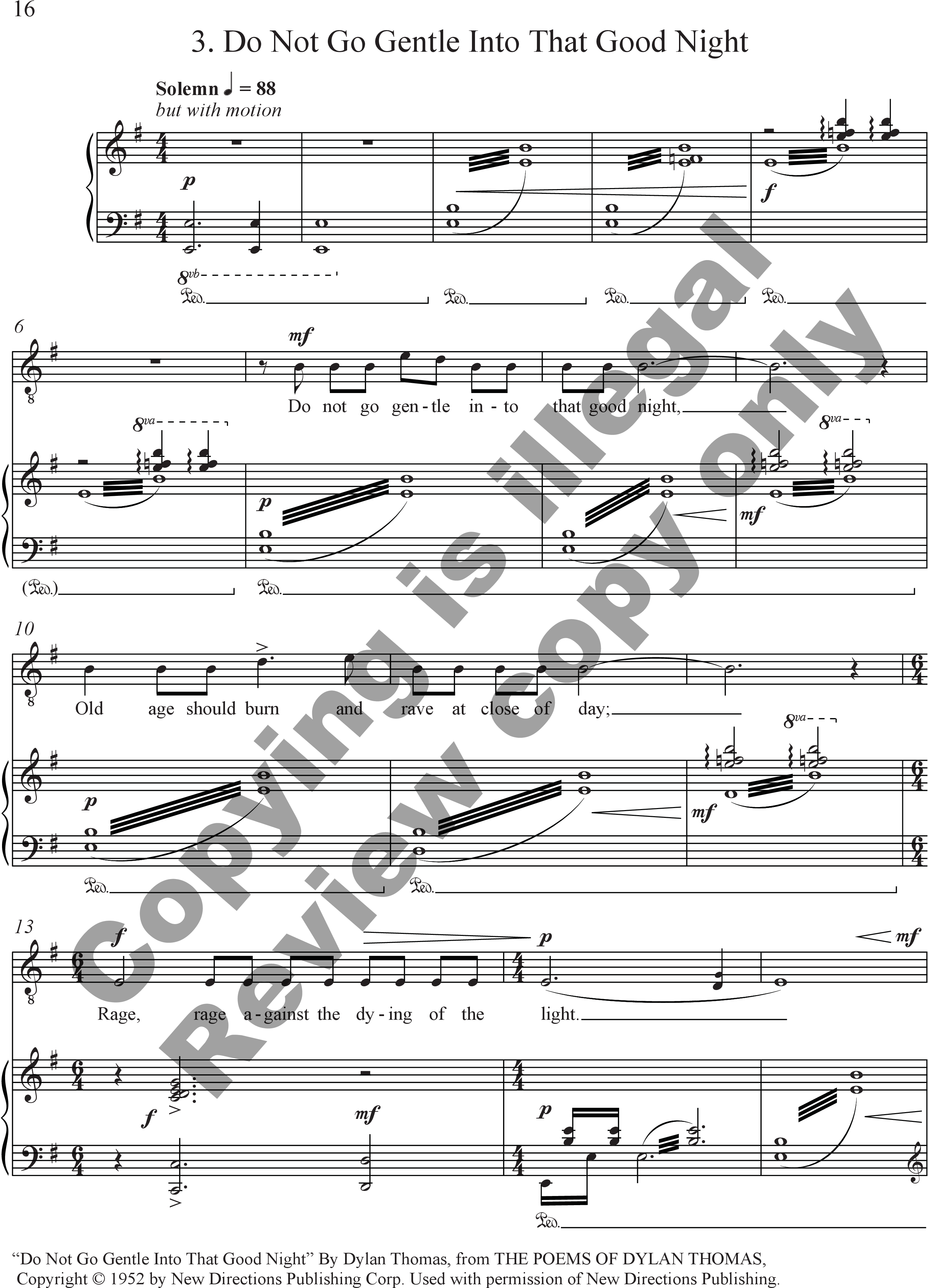 The Dying Of The Light Thumbnail - Sheet Music (3240x4320), Png Download