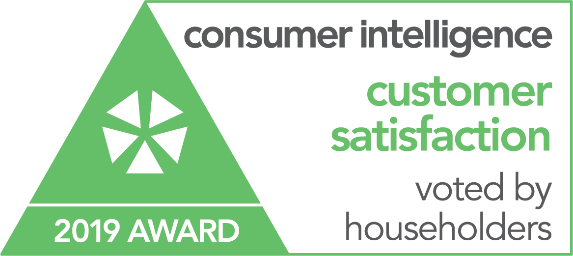 Ci Award Logo Householders Customer Satisfaction-2 - Triangle (1167x521), Png Download
