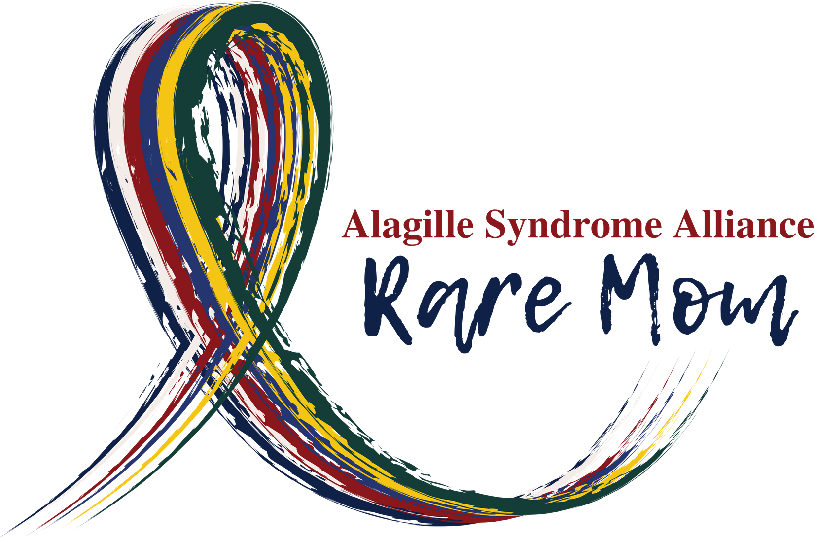 Alagille Syndrome Org Launches Multi-colored Ribbon - Alagille Syndrome Awareness Ribbon (789x595), Png Download