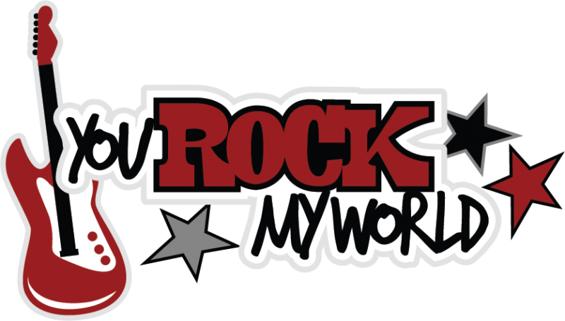 You Rock My World Svg Scrapbook Title Teen Svg Scrapbook - Rock My World Logo (800x455), Png Download