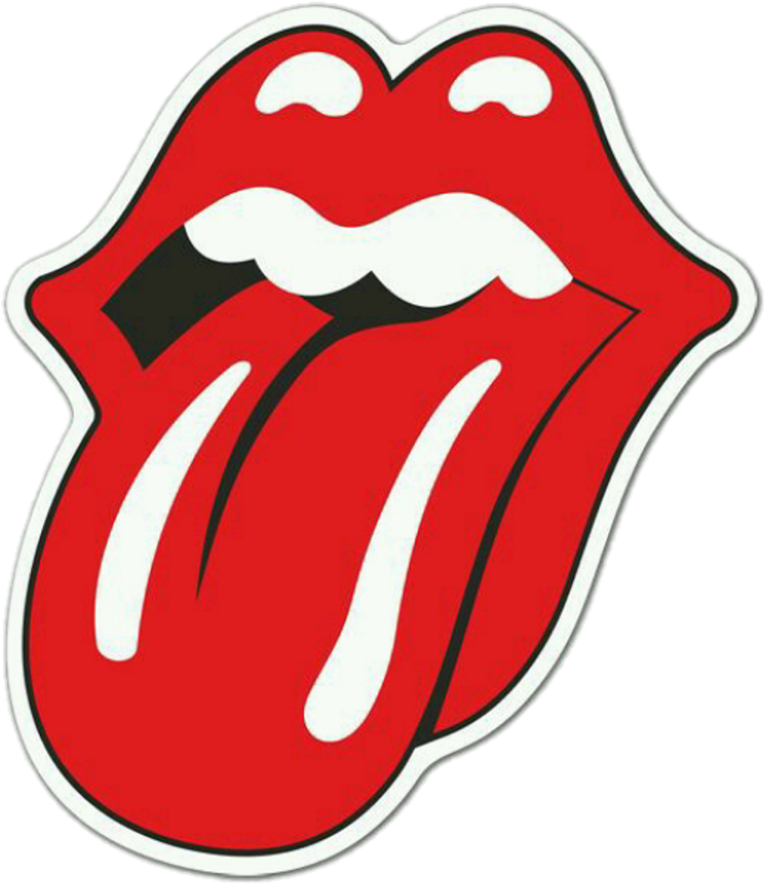 Rolling Stone Tongue (1024x1024), Png Download