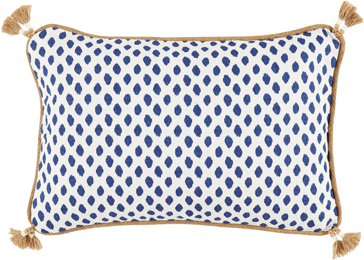 Blue White Throw Acinaz Com For Sahara - Pillow Tassel (1200x1200), Png Download