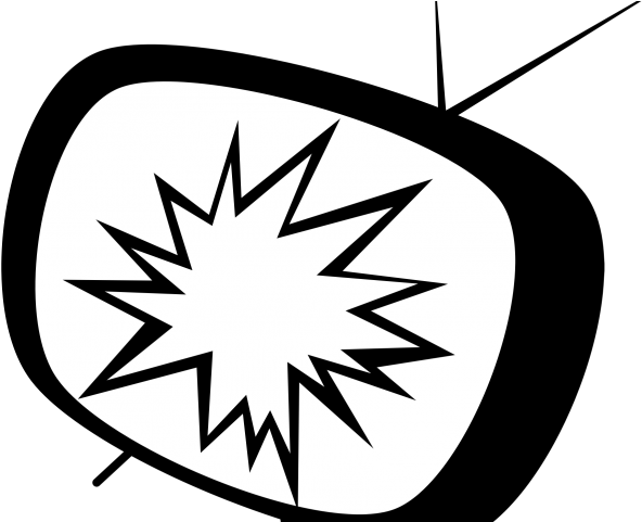 Tv Clipart Logo Png - Retro Tv Clip Art (640x480), Png Download