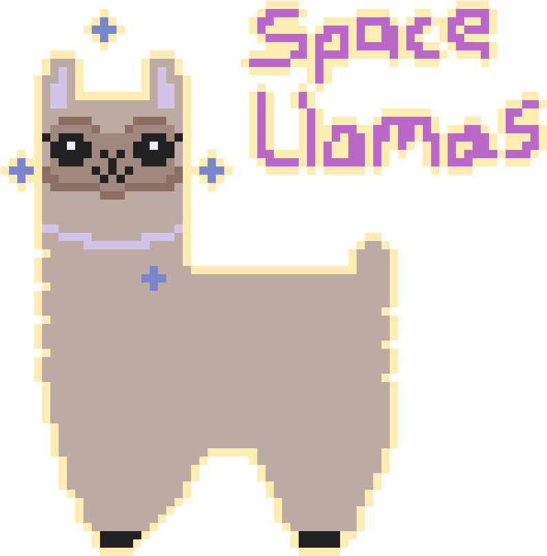 Space Llamas - Puppy (1200x1200), Png Download