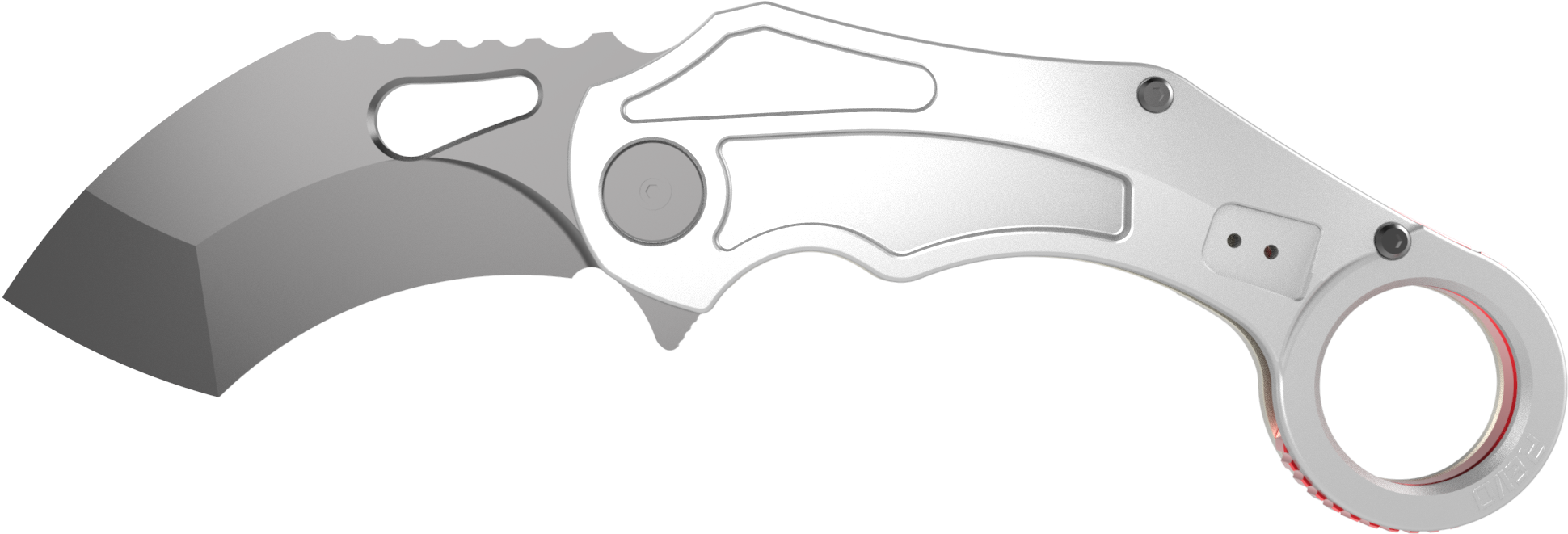 K9 - Serrated Blade (2000x952), Png Download