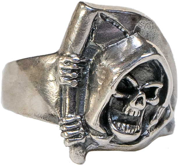 Grim Reaper Ring - Titanium Ring (800x800), Png Download