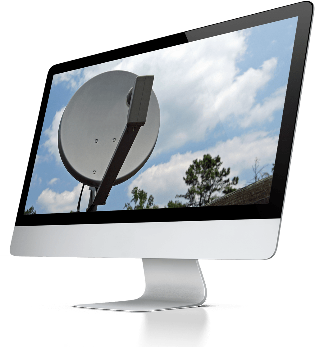 Satellite Dish Installation With Blue Sky - Web Design Mockup Png (1200x1141), Png Download