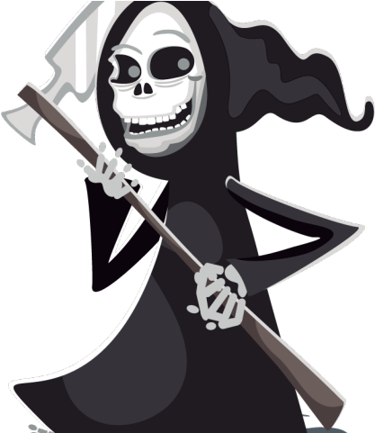 Grim Reaper Clipart Black And White - Transparent Background Grim Reaper (640x480), Png Download