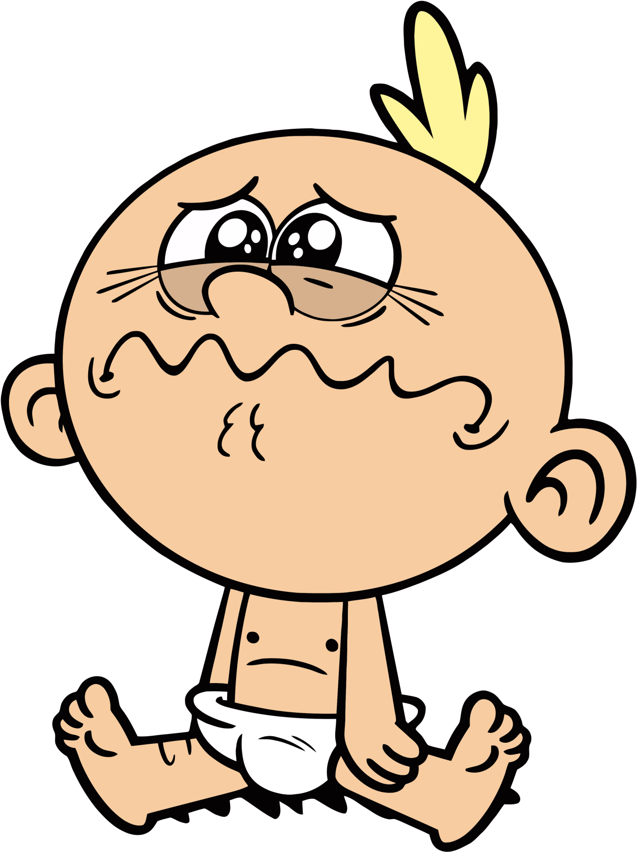 Baby Lily Loud About To Cry - Lily Loud House Vector (1280x1703), Png Download