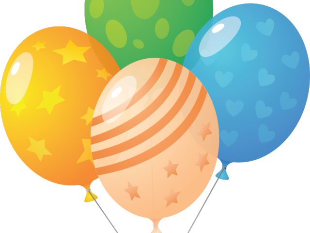 Golden Clipart Real Balloon - Balloons Icon (640x480), Png Download