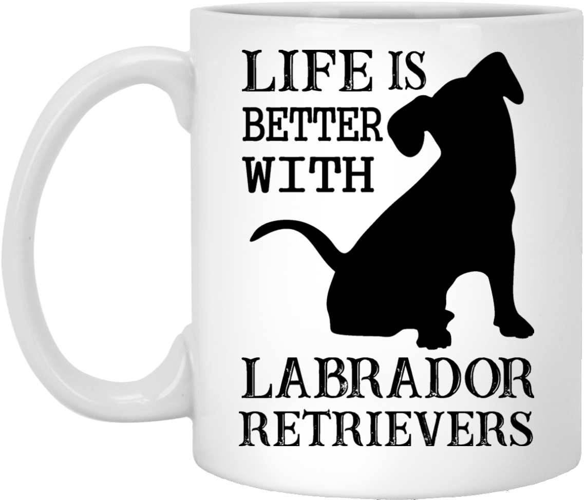 "life Is Better With Labrador Retrievers" Coffee Mug - Fckh8: Drop F-bombs For Feminism (1155x1155), Png Download