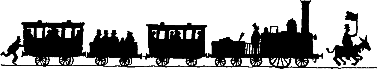 Train - Silhouette (1306x264), Png Download