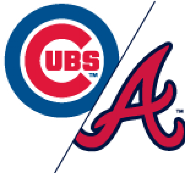 Chicago Cubs At Atlanta Braves - Chicago Cubs (640x598), Png Download