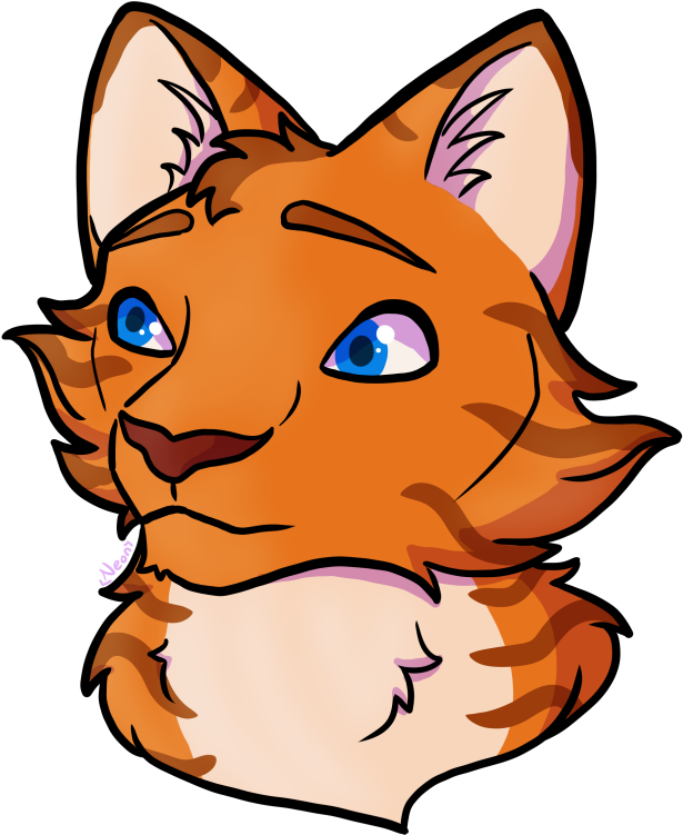 Orange Tabby - Cartoon (713x800), Png Download