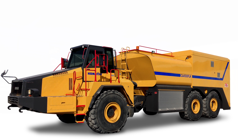 Off-road Enclosed Fuel/lube Trucks - Truck (1000x700), Png Download