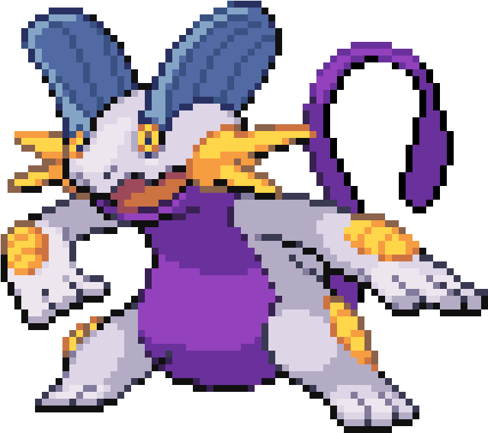 Fusion Of Swampert And Mewtwo - 8 Bit Swampert (800x800), Png Download