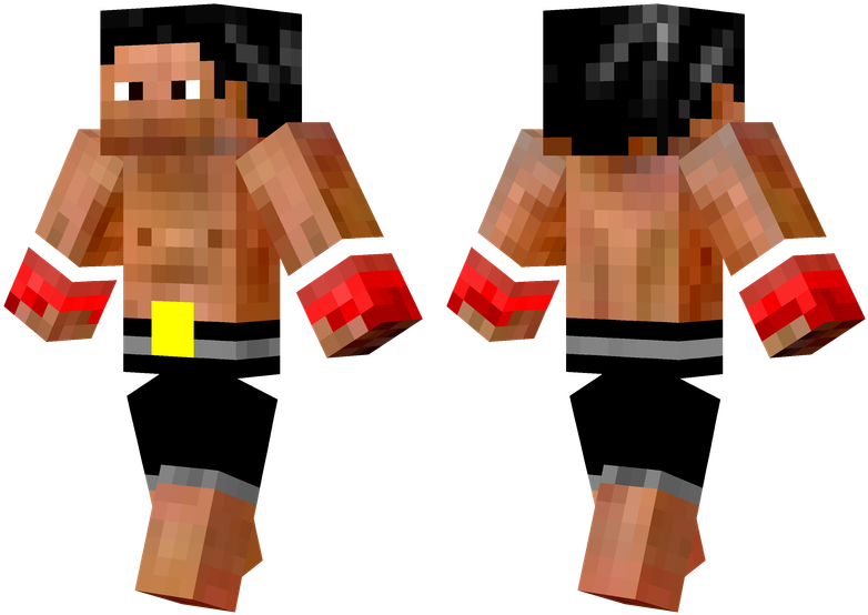 Rocky - Minecraft Skin Steve Hd (804x576), Png Download