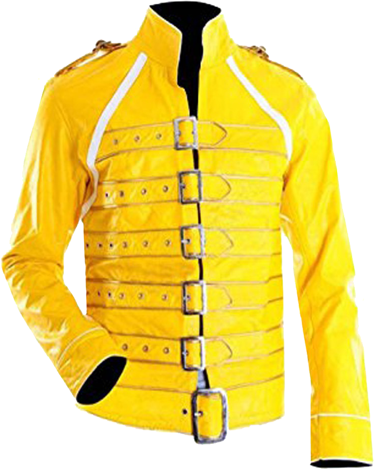 Freddie Mercury Yellow Jacket (800x1180), Png Download